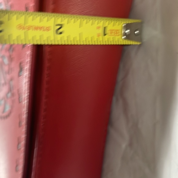 NWOTs Vera Bradley x Disney Parks Red Mickey Mouse Laser Cut Faux Leather Bag - Picture 13 of 15